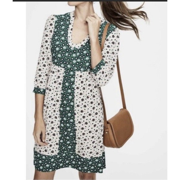 Boden Mollie Women's Tunic Dress Size 12 L Cottagecore Floral Print WORN ONCE - Picture 5 of 15